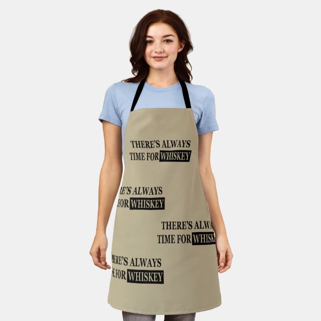 Whiskey quotes funny alcohol sayings gifts apron (Worn)