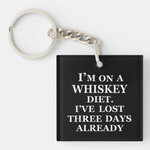 Whiskey quotes funny alcohol sayings gifts keychain