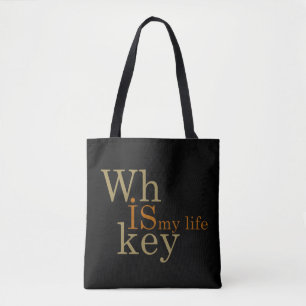 Whiskey quotes funny alcohol sayings gifts tote bag