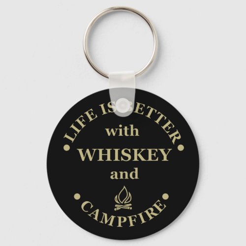 Whiskey quotes funny camping camper sayings  keychain