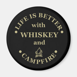 Whiskey quotes funny camping camper sayings magnet