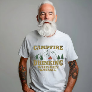 Whiskey quotes funny camping camper sayings T-Shirt