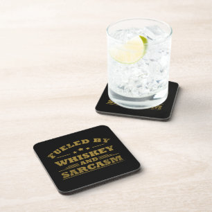Whiskey quotes funny drinking alcohol sayings beverage coaster