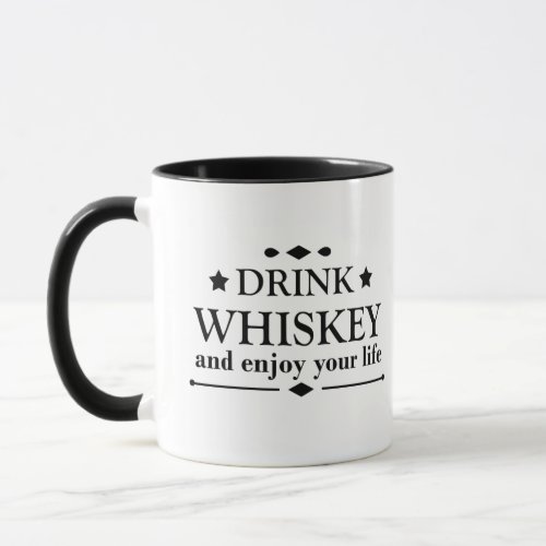 Whiskey quotes funny drinking alcohol sayings  mug