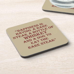 Whiskey quotes funny drinking sayings beverage coaster