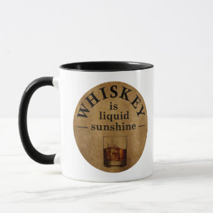 Whiskey quotes funny drinking sayings mug