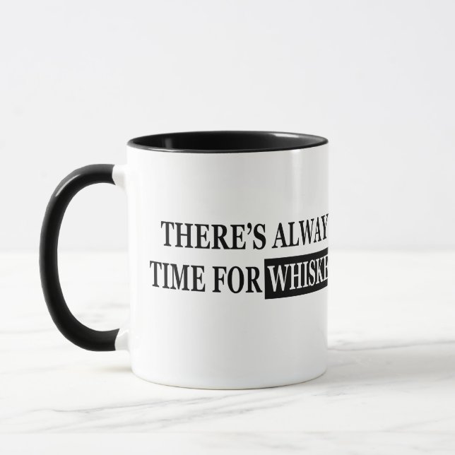 Whiskey quotes funny drinking sayings mug (Left)