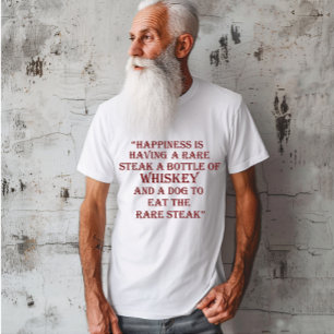 Whiskey quotes funny drinking sayings T-Shirt