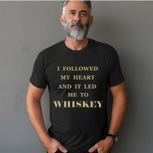 Whiskey quotes funny drinking sayings T-Shirt