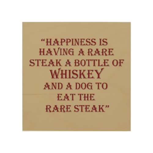 Whiskey quotes funny drinking sayings wood wall art