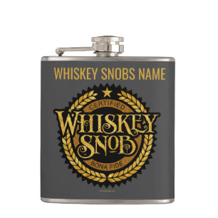 Whiskey Snob Flask