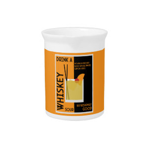 Whiskey Sour Cocktail Paper Coaster Beverage Pitcher