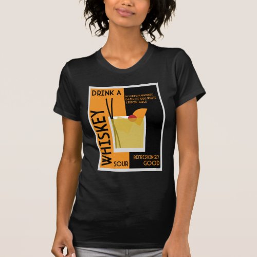 Whiskey Sour Cocktail T_Shirt