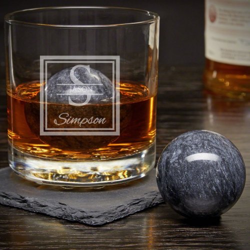 Whiskey Spheres  Oakhill Rocks Whiskey Glass 