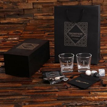 Whiskey Stones With Rocks Glasses And Coasters by tealsprairie at Zazzle