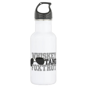 Whiskey Tango Foxtrot - Aviation Glasses Water Bottle