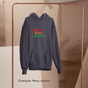 Whiskey Tango Foxtrot fun WTF lettering Hoodie
