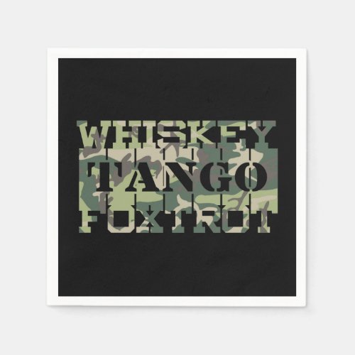 Whiskey Tango Foxtrot WTF Green Camouflage