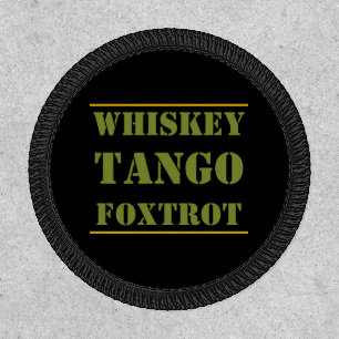 Whiskey Tango Foxtrot WTF Patch