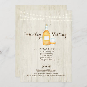 Whiskey Tasting Party Invitation