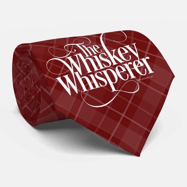 Whiskey Whisperer Neck Tie (Rolled)