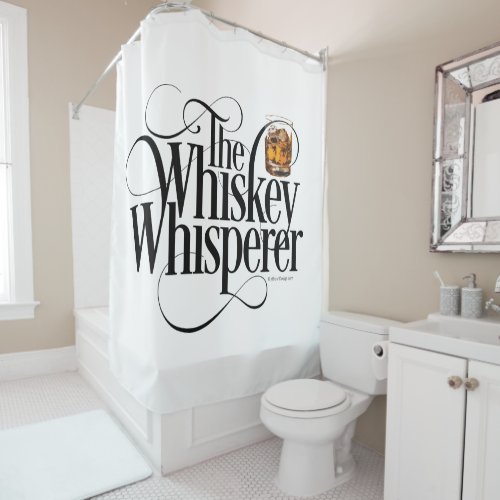 Whiskey Whisperer Shower Curtain