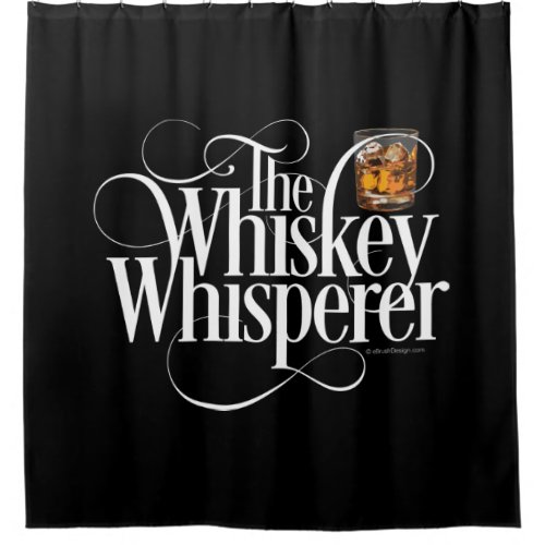 Whiskey Whisperer Shower Curtain