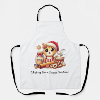 Whisking you a meowy Christmas Apron