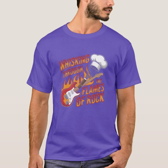 Whiskinghrough the Flames of Rock girl T-Shirt (Front)