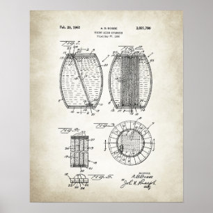 WHISKY AGING APPARATUS PATENT POSTER