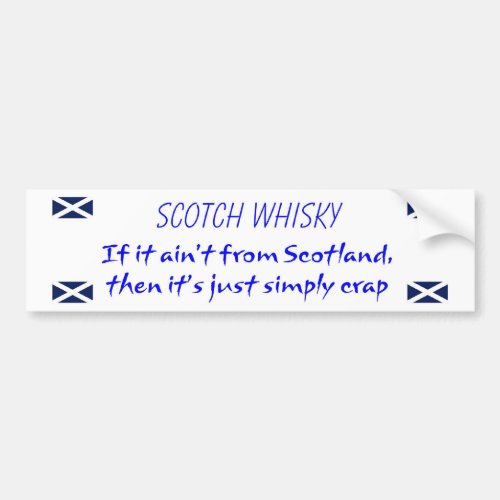 Whisky Bumper Sticker