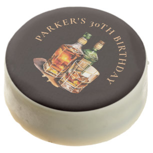 Whisky Men's Birthday Whisky Personalized Chocolate Covered Oreo
