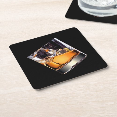 Whisky on the Rocks Paper Coaster
