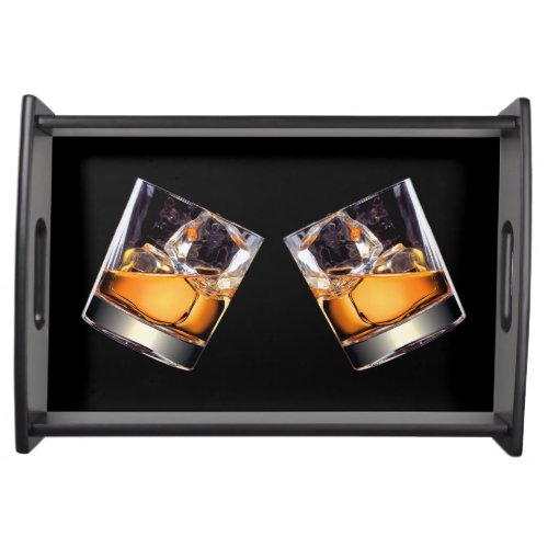 Whisky on the Rocks Serving Tray