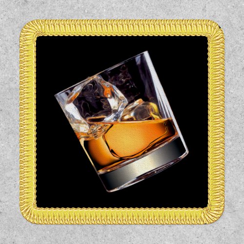 Whisky on the Rocks Square Patch