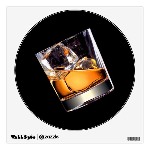 Whisky on the Rocks Wall Decal