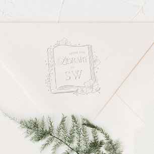 Whismical Floral Monogram Library Embosser