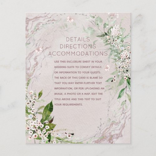 Whisper  Blush 2 Wedding Details Accommodations