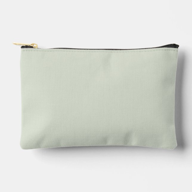 Whisper Green Solid Color Accessory Pouch (Front)