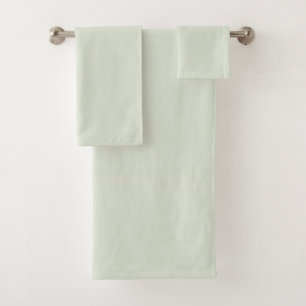 Whisper Green Solid Color Bath Towel Set