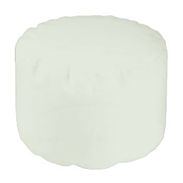 Whisper Green Solid Color Pouf