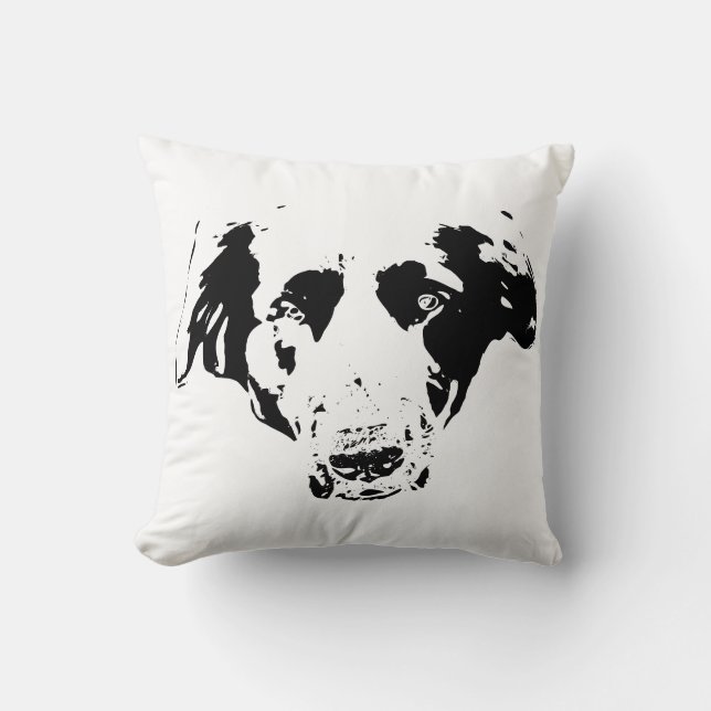 Whisper in the Dark Throw Pillow (Front)