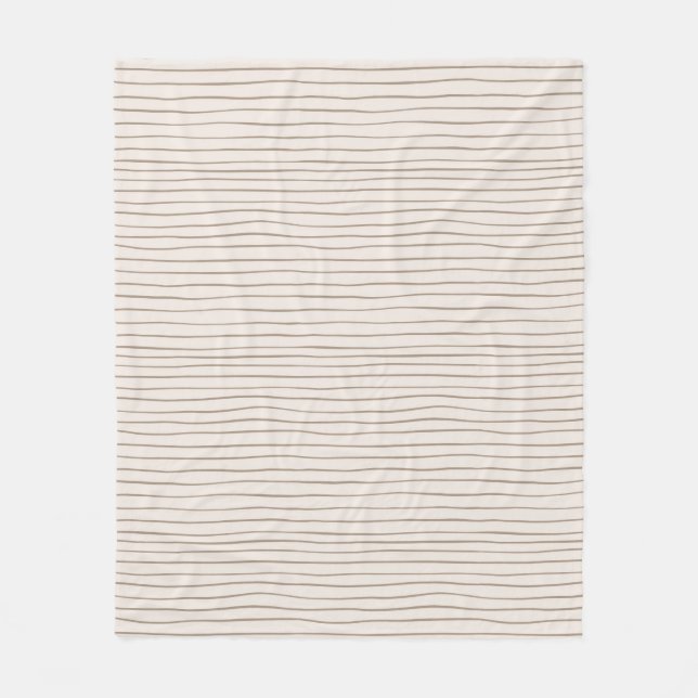 Whisper Lines Fleece Blanket (Front)