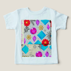 Whisper of Light – Jewel Gem Pattern T-shirt Toddler T-shirt