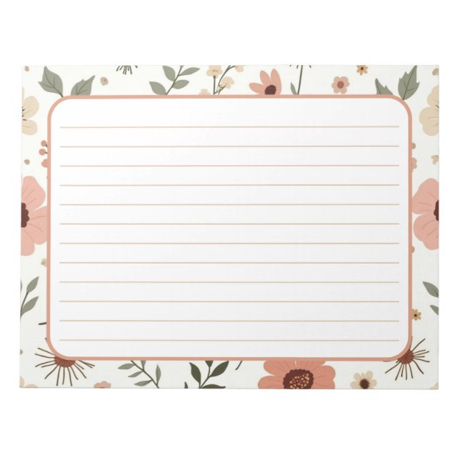Whisper of Spring Notepad (Front)