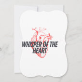 Whisper of the Heart – Elegant Minimalist (Front)