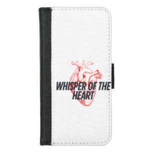 Whisper of the Heart – Elegant Minimalist iPhone 8/7 Wallet Case