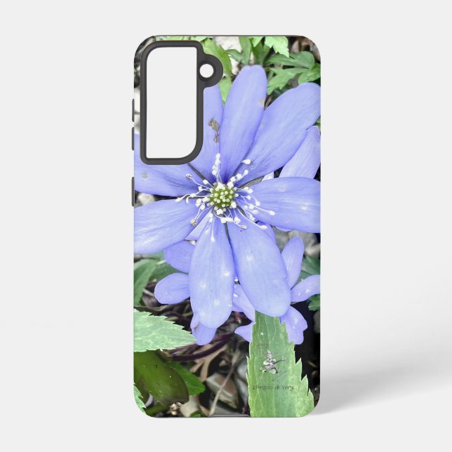 Whisper of the woods - lilac Wildflower in the for Samsung Galaxy Case (Back)
