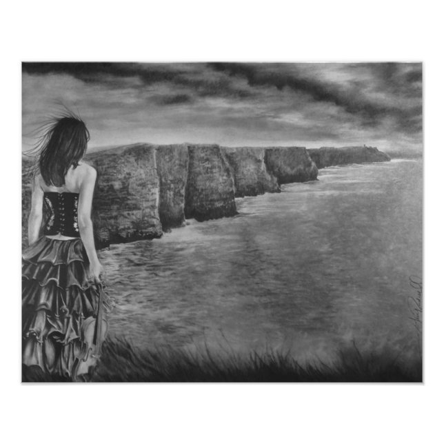 Whisper - The Cliffs of Moher by Gary Rudisill Photo Print (Front)