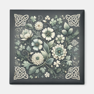 Whispered Clover Knotwork Garden Magnet